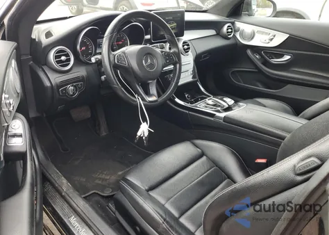 2017 Mercedes-Benz C 300 4Matic из США, поврежденный, VIN WDDWJ4KB4HF475047